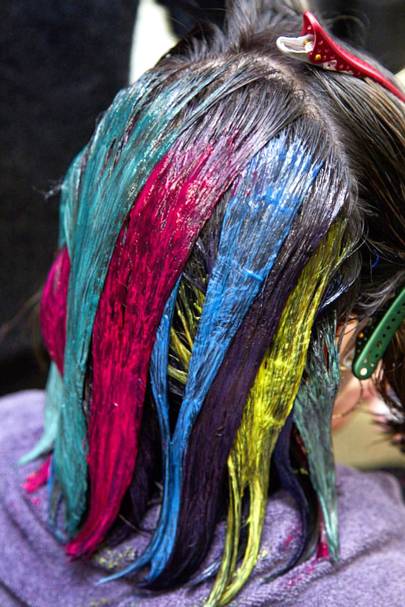 It's Rainbow Hair Season