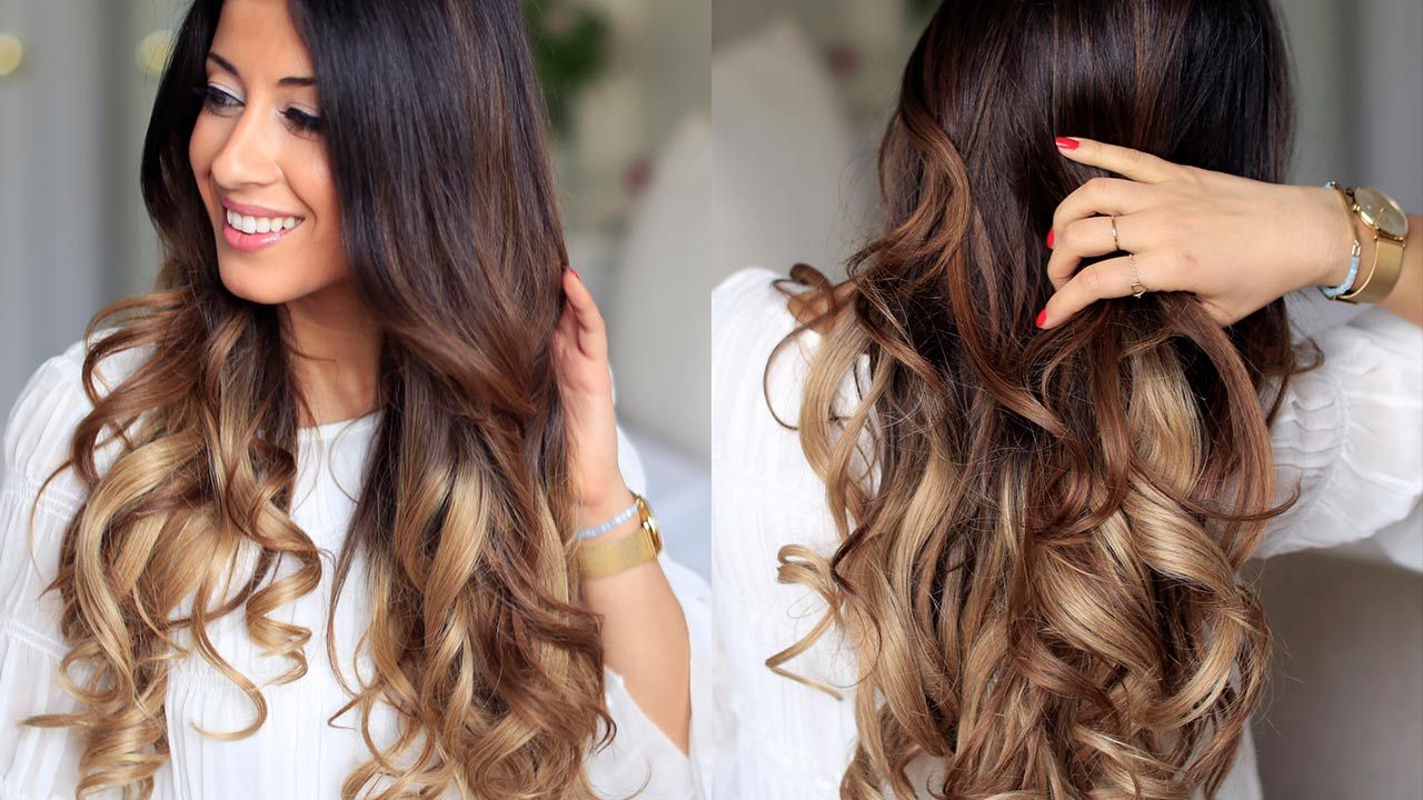 how to curl long hair